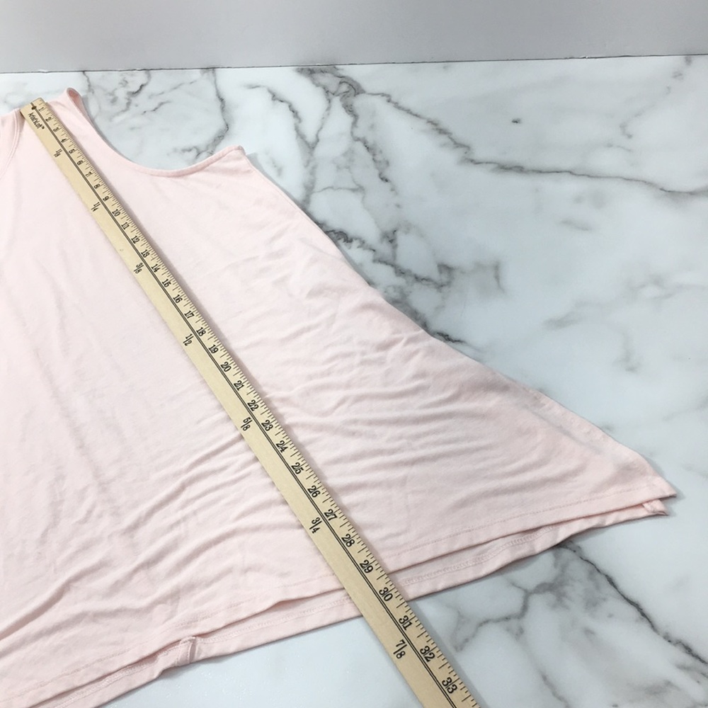 Athleta Pink Asymmetrical Hem Tank Tunic Top - Picture 6 of 11